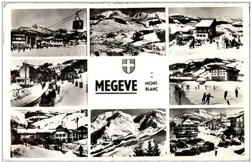 Megeve et le Mont Blanc -137582