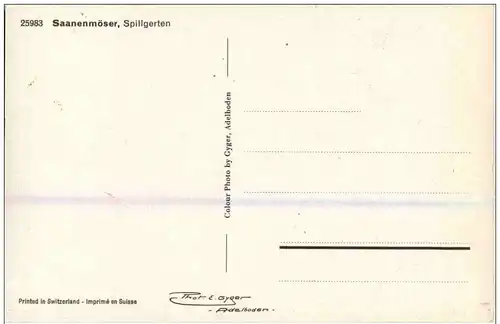 Saanenmöser - Spillgerten -135004