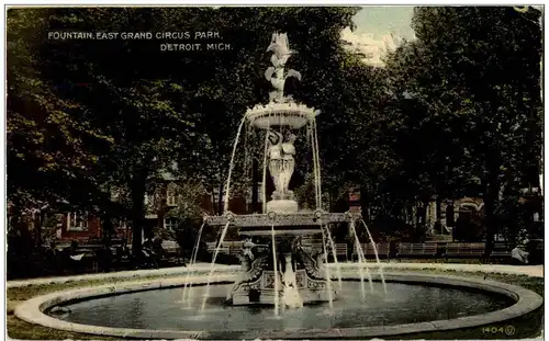 Detroit - Fountain East Grand Circus Park -137780