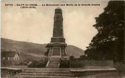 Haut du Them - Le Monument aux Morts -10180