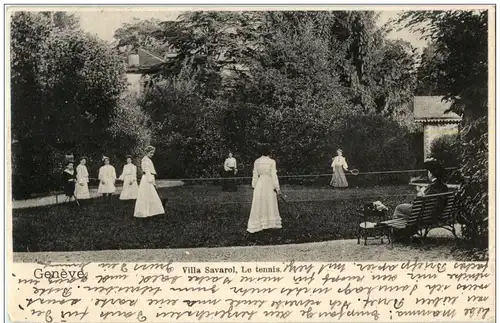 Geneve - Villa Savarol - Le tennis -135124