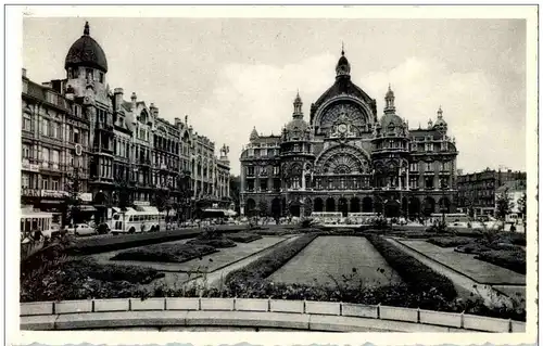 Anvers - Place Reine Astrid et Gare Centrale -137878