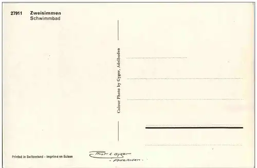 Zweisimmen - Schwimmbad -136980