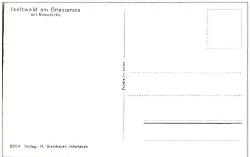 Iseltwald am Brienzersee -137442