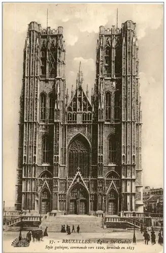 Bruxelles - Eglise Ste. Gudule -137958