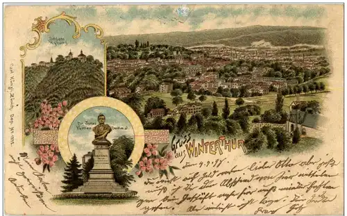 Gruss aus Winterthur - Litho -135334