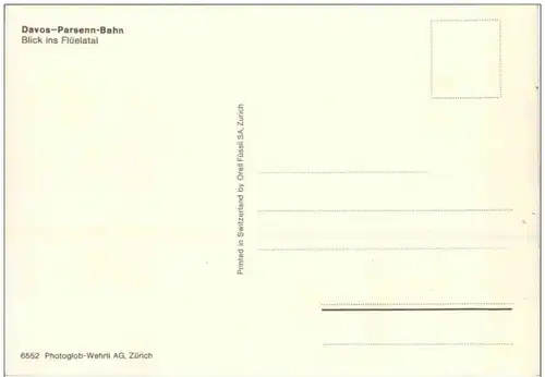 Davos Parsenn Bahn - Blick ins Flüelatal -137034