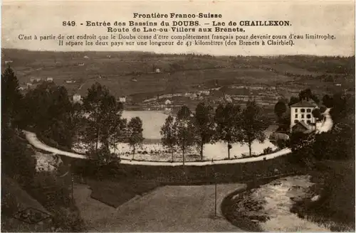 Frontiere Franco Suisse - Lac de Chaillexon -10774
