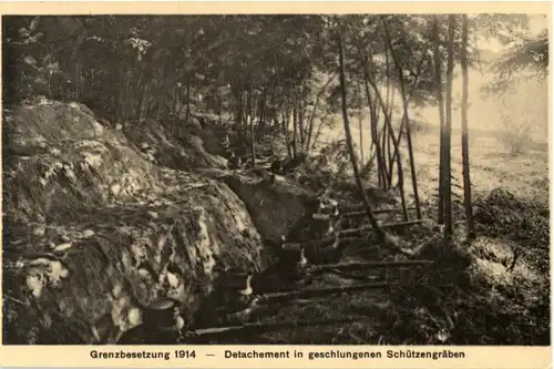Schweizer Armee - Grenzbesetzung 1914 -138462