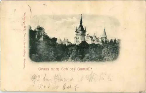 Gruss vom Schloss Castell -138568