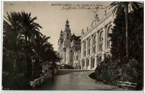 Monte Carlo - Les Jardins et le Casino -137644