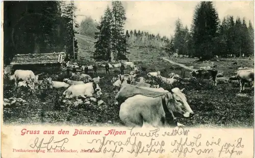 Gruss aus den Bündner Alpen -139428
