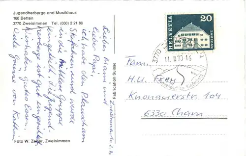 Zweisimmen - Jugendherberge und Musikhaus -139500