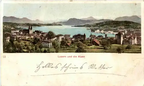 Luzern und die Alpen -139764