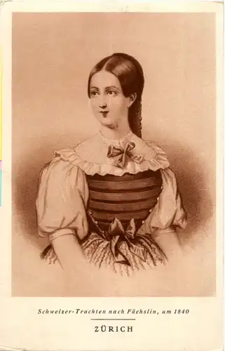 Zürich - Schweizer Trachten nach Füchslin -139594
