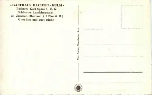 Bachtel Kulm - Blick auf Rapperswil -139828