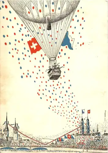 Zürich - Zürifäscht 1953 - Ballon -140270