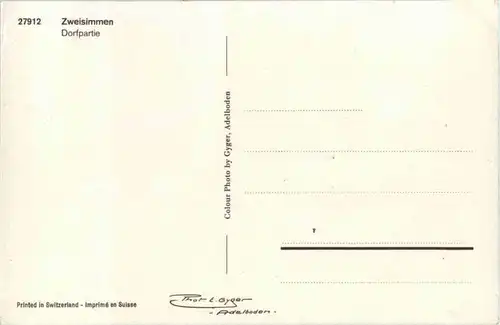 Zweisimmen - Dorfpartie -139488