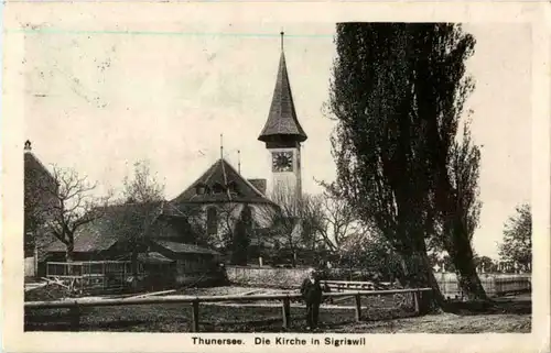 Thunersee - Die Kirche von Sigriswil -138990