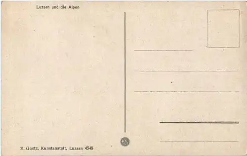 Luzern und die Alpen -139800