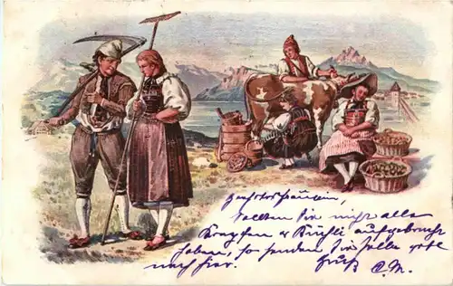 Luzern - Bauern Kuh -140822