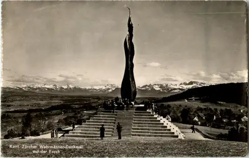 Züricher Whemänner Denkmal auf der Foch -139904