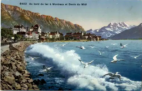 Au bord du lac a Montreux -139388