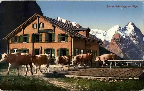 Grosse Scheidegg mit Eiger -139438