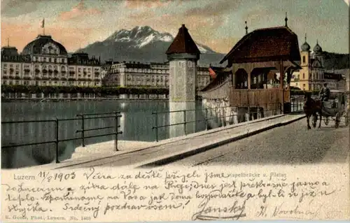 Luzern - Kapellbrücke -141140