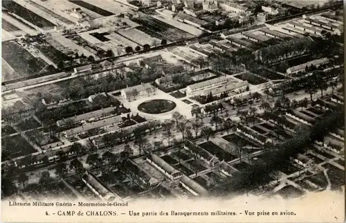 Camp de Chalons - Vue prise en avion -10578