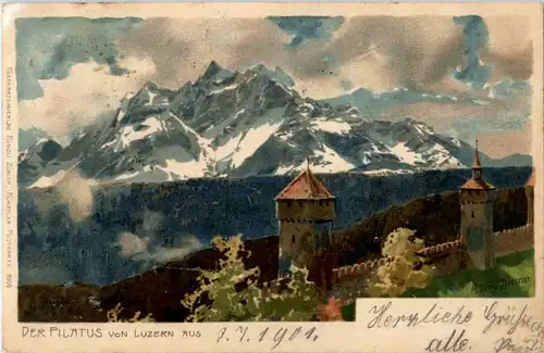 Luzern - Der Pilatus - Zeno Diemer -141358
