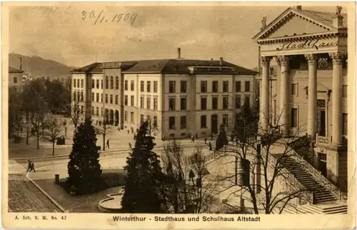 Winterthur - Stadthaus und Schulhaus -139864