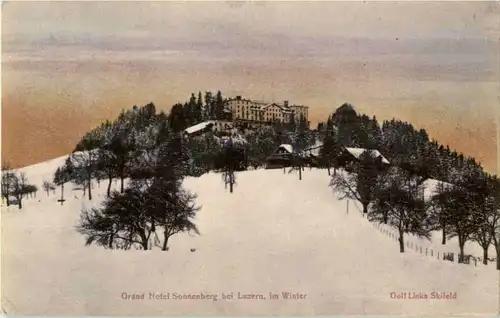 Luzern - Grand Hotel Sonnenberg im Winter -141232