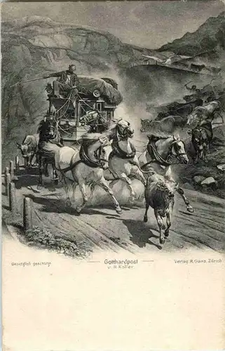 Gotthardpost - Postkutsche -139314