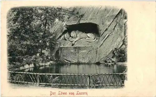 Luzern - Der Löwe - Prägekarte -141482