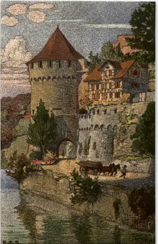 Luzern - Künstlerkarte Ernst E. Schlatter -141442