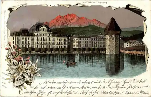 Gruss aus Luzern - Litho -141652