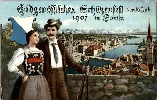 Zürich - Eidg. Schützenfest 1907 -139614