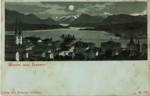 Gruss aus Luzern - Litho -141594
