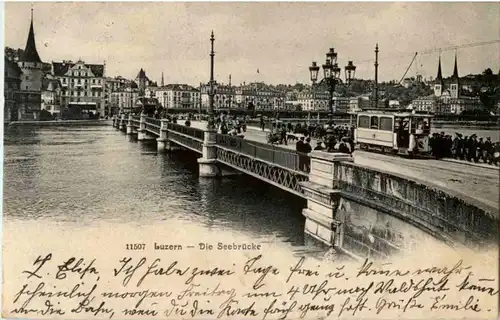 Luzern - Die Seebrücke -140908