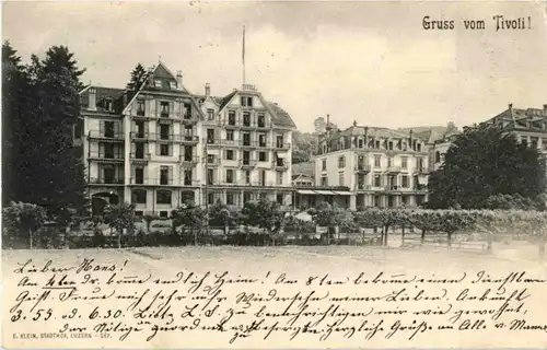 Luzern - Gruss vom Tivoli -141036