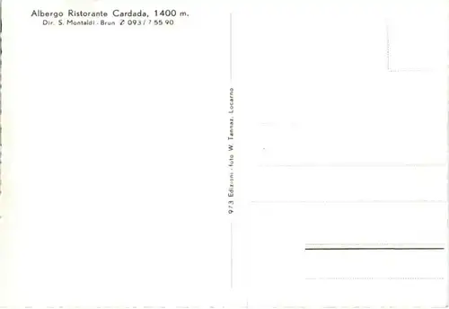 S. Montaldi Brun - Ristorante Cardada -140542