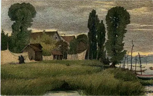 Ermatingen - Künstlerkarte E Schlatter -140656