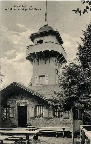 Aussichtsturm auf Hondrichhügel bei Spiez -142184