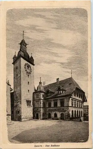 Luzern - Das Rathaus -141392