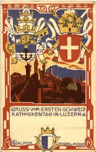Luzern - Gruss vom ersten Katholikentag -140926
