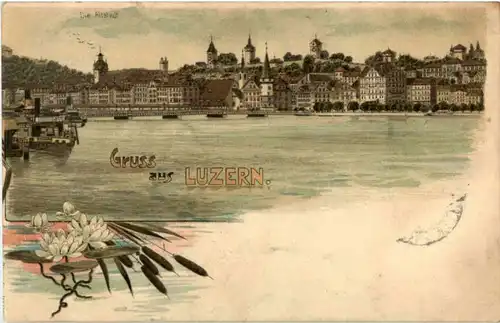 Gruss aus Luzern - Litho -141040