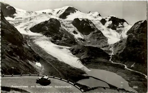 Sustenstrasse mit Steingletscher -142556