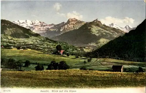 Aeschi - Blick auf die alpen -141840