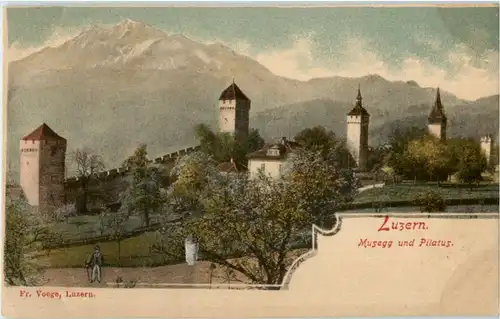 Luzern - Musegg und Pilatus -141390